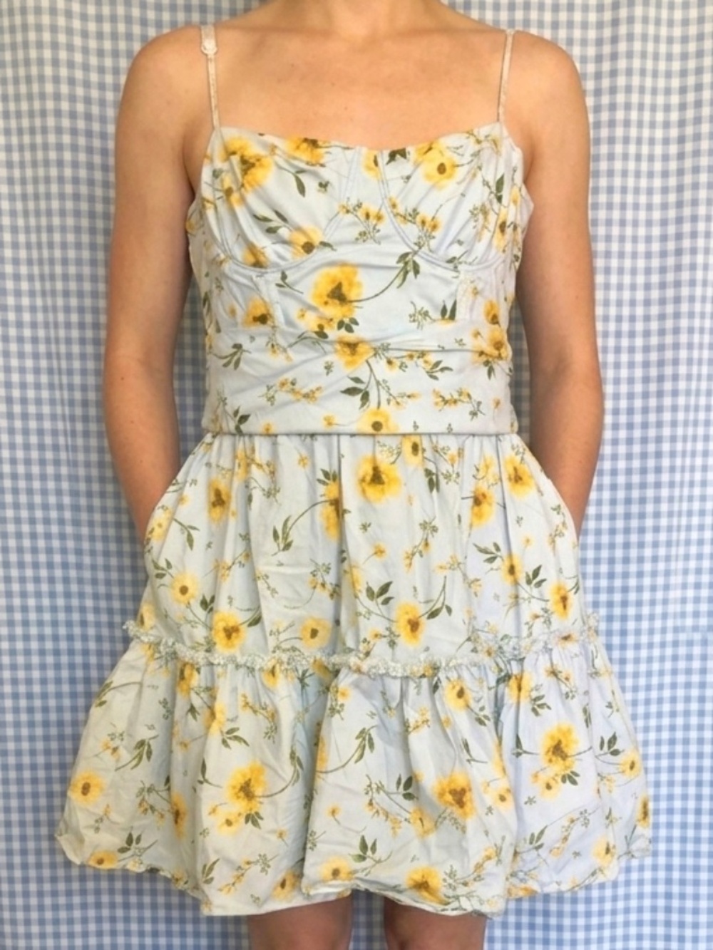 Aqua x Kristopher Brock Floral Mini - Size XL